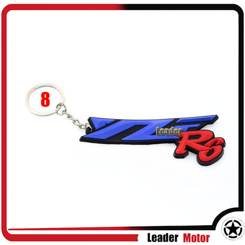 YAMAHA KAWASAKI SUZUKI HONDA 46 CBR GSX-R FZ1 NINJA Motorcycle Accessories Cool Rubber Keychain