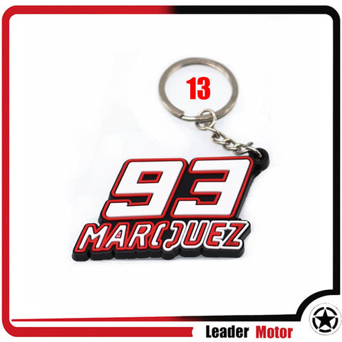 YAMAHA KAWASAKI SUZUKI HONDA 46 CBR GSX-R FZ1 NINJA Motorcycle Accessories Cool Rubber Keychain