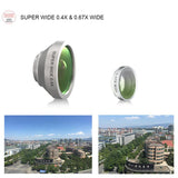 8 In 1 Universal Cellphone Mobile Phone Camera Lens Fisheye Wide Angle Macro Clip