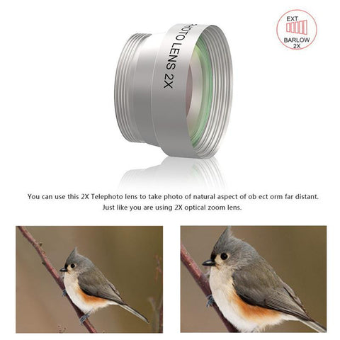 8 In 1 Universal Cellphone Mobile Phone Camera Lens Fisheye Wide Angle Macro Clip