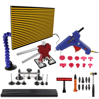 Auto PDR Dent Repair Tools Kit Glue Dent Puller Glue Gun Bridge Puller Car Dent Remover PDR Line Board