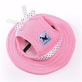 Dog Cap Breathable Mesh Dog Princess Caps / Sun Hat / Princess Beach Hat For Small Pet Dogs  S,M