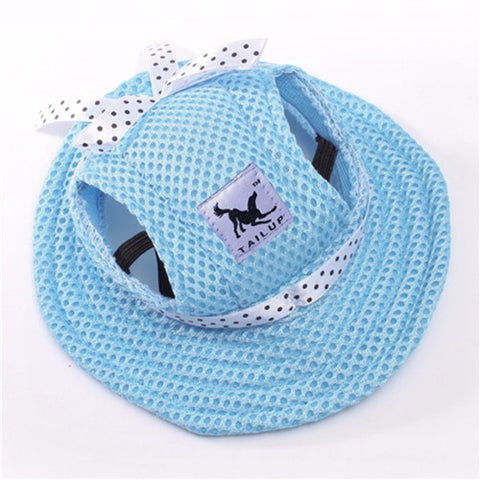 Dog Cap Breathable Mesh Dog Princess Caps / Sun Hat / Princess Beach Hat For Small Pet Dogs  S,M