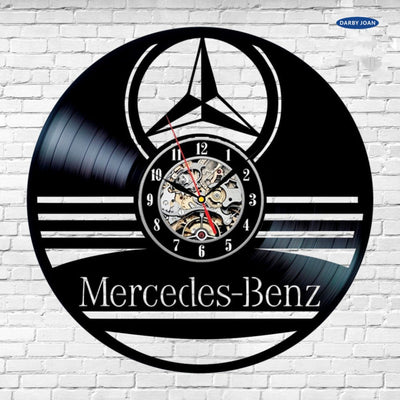Mercedes Benz car AMG Vinyl Record wall Clock Quartz Clock