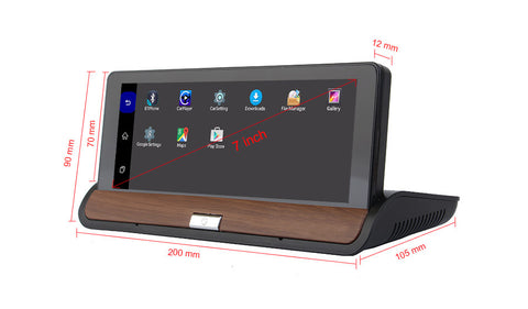 GPS Navigation FULL HD 1080p Android 5.0 GPS Dual Cam Dashcam