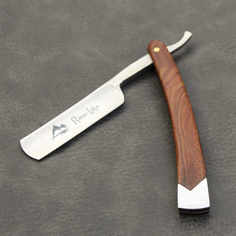 River lake straight Razor Folding Shaving Knife Professional Men Manual Beard Shaver Stainless Steel