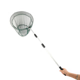 Folding Fishing Landing Net Aluminum 3 Section Extending Pole
