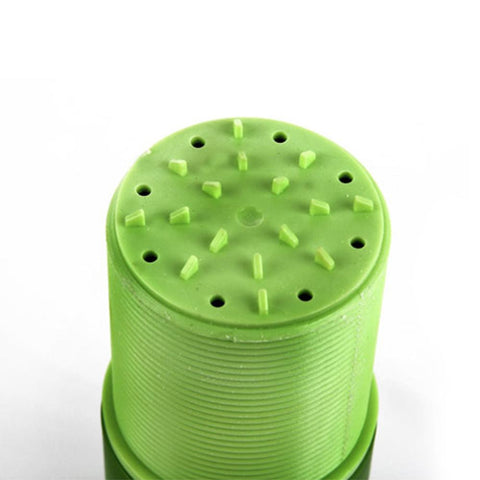 Green ABS Vegetable Fruit Shred Twister Cutter Spiral Slicer