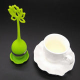 Stainless Steel Tea Infuser Teaspoon Silicone 5 Colors