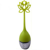 Stainless Steel Tea Infuser Teaspoon Silicone 5 Colors