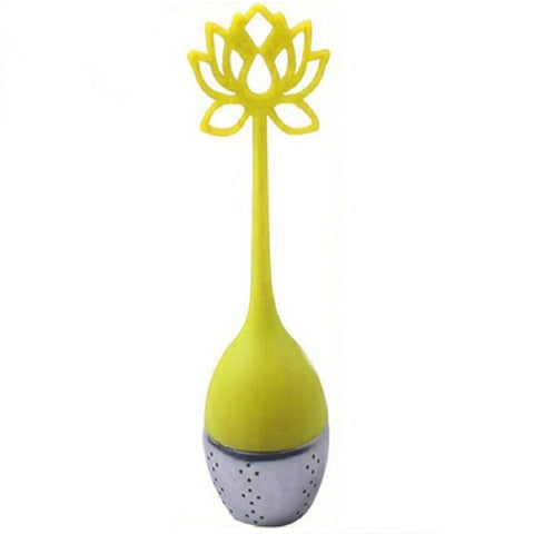 Stainless Steel Tea Infuser Teaspoon Silicone 5 Colors