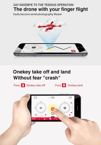 X5UW Drone with WiFi Camera HD 720P Real-time Transmission FPV Quadcopter 2.4G 4CH RC