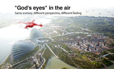 X5UW Drone with WiFi Camera HD 720P Real-time Transmission FPV Quadcopter 2.4G 4CH RC