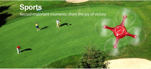 X5UW Drone with WiFi Camera HD 720P Real-time Transmission FPV Quadcopter 2.4G 4CH RC