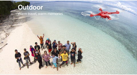 X5UW Drone with WiFi Camera HD 720P Real-time Transmission FPV Quadcopter 2.4G 4CH RC