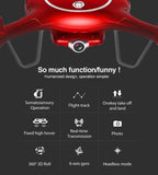 X5UW Drone with WiFi Camera HD 720P Real-time Transmission FPV Quadcopter 2.4G 4CH RC