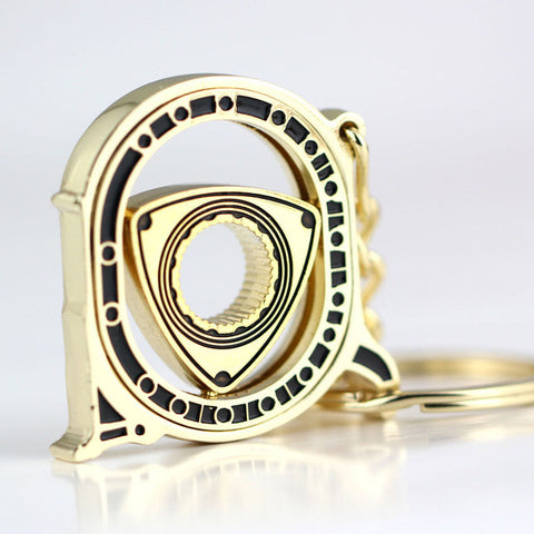 Spinning Rotor Keychain