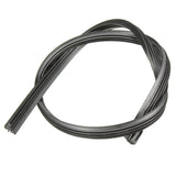 Brand New 2x Universal 6mm 26 Black Natural Rubber Wiper Blade Frameless For Car Bus Windshield