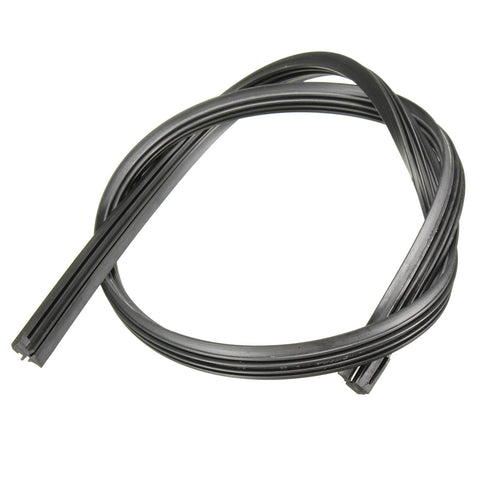 Brand New 2x Universal 6mm 26 Black Natural Rubber Wiper Blade Frameless For Car Bus Windshield