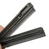 Brand New 2x Universal 6mm 26 Black Natural Rubber Wiper Blade Frameless For Car Bus Windshield