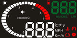 X6 3 Inch Car OBD2 II HUD Head Up Display Overspeed Warning System Projector Windshield