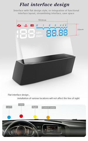 EANOP EN-SMART Headup Display Smart Projector OBD II EOBD