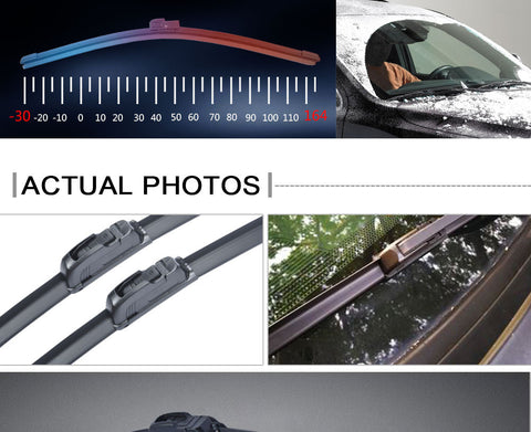 21'' Universal U-Type Windshield Wiper Blades High Quality Windscreen Silicone Rubber Auto Parts Car Accessories U Hook