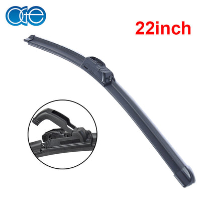 Oge 22'' Universal U-Type Windshield Wiper Blades Silicone Rubber Auto Parts Car Accessories U Hook