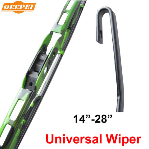 14'' - 28''inch Universal U-Type Windshield Wiper Blades Windscreen Silicone Rubber