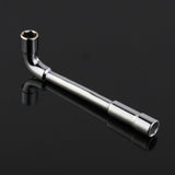 10mm L type angled socket wrench spanner with thru hole, Chome vanadium