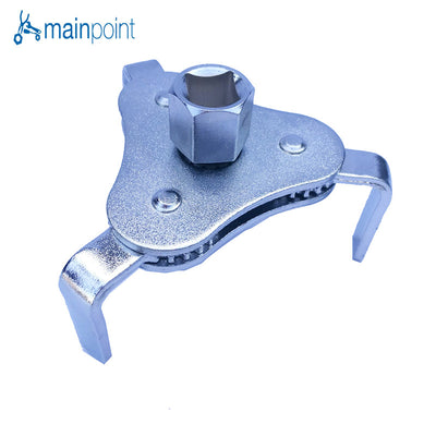 Adjustable Two Way Oil Filter Wrench Tool with 3 Jaw Remover Tool for Cars Trucks 62-102mm