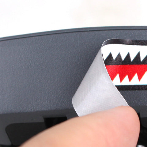 Cool Shark PVC 3M Glue Camera Drone Decals Skin Sticker for DJI Mavic Pro Drone & Battery (2 sets. blue eye set & black eye set)