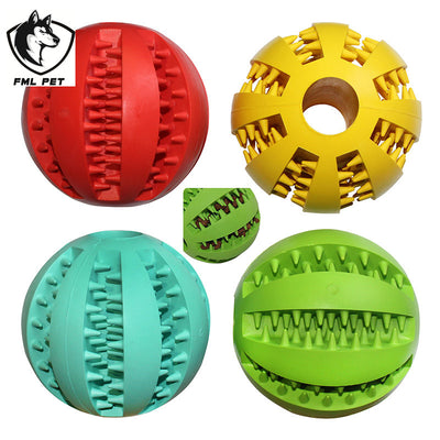 Soft Silicon Interaction Food Pet Dog Ball Toys For Dog Cat Cleaning Teeth Freshing Breath