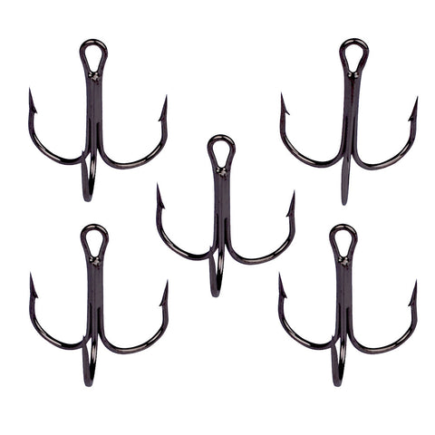 50pc/lot 2/4/6/8/10# Fishing Hook High Carbon Steel Treble Hooks Fishing Tackle