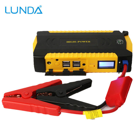 600A Peak Current Portable Car Jump Starter Charger Power Bank