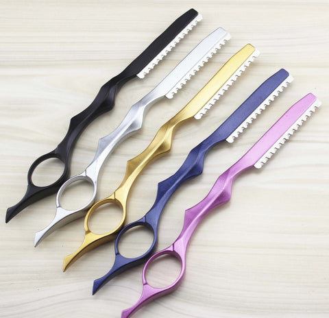 professional 2 in 1 scissors 440C hair scissors thinning shears