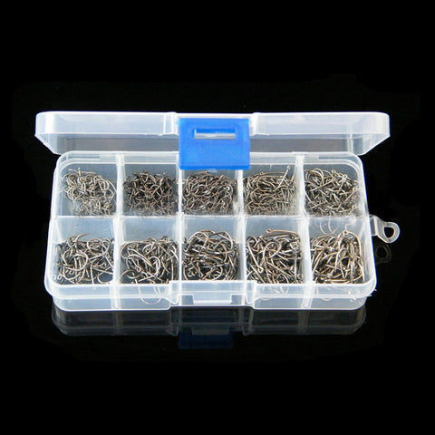 Size #3-12 High Carbon Steel Circle Owner Fishing Hooks Set 500PCS/Box