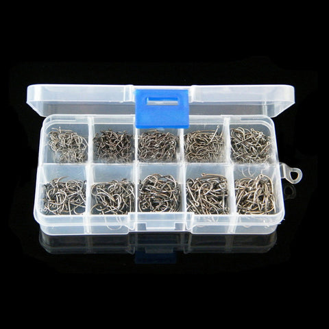 Size #3-12 High Carbon Steel Circle Owner Fishing Hooks Set 500PCS/Box