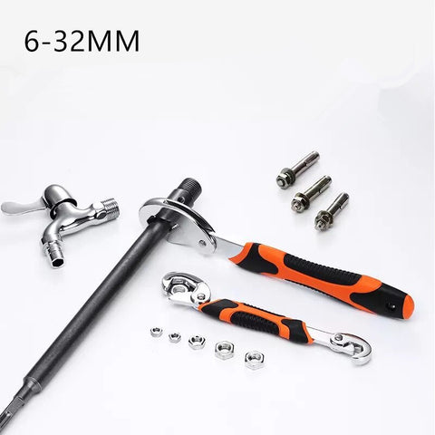 2Pcs/Set Universal Socket Adjustable wrench