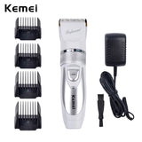 110V-220V Include Battery Titanium Blade Kemei Professional Hair Trimmer Electric Hair Clipper Cutting Machine Shearer -A5758
