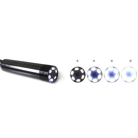 HD 7mm Lens Hard Cable Android Endoscope Camera 6LED Waterproof USB Endoscope Camera Rigid Cable