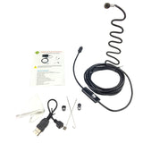 HD 7mm Lens Hard Cable Android Endoscope Camera 6LED Waterproof USB Endoscope Camera Rigid Cable