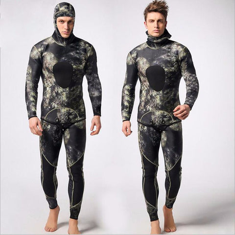 Neoprene 3mm men pesca diving spearfishing wetsuit