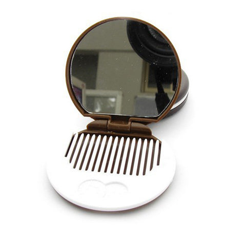 Cookies Makeup Mirror With Comb Portable Cute Small mirror