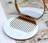 Cookies Makeup Mirror With Comb Portable Cute Small mirror