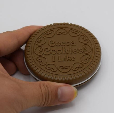 Cookies Makeup Mirror With Comb Portable Cute Small mirror