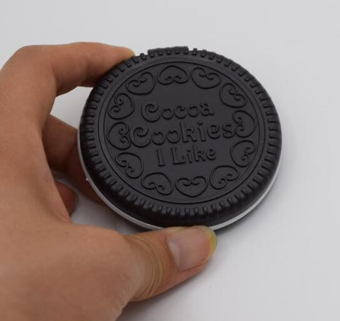 Cookies Makeup Mirror With Comb Portable Cute Small mirror
