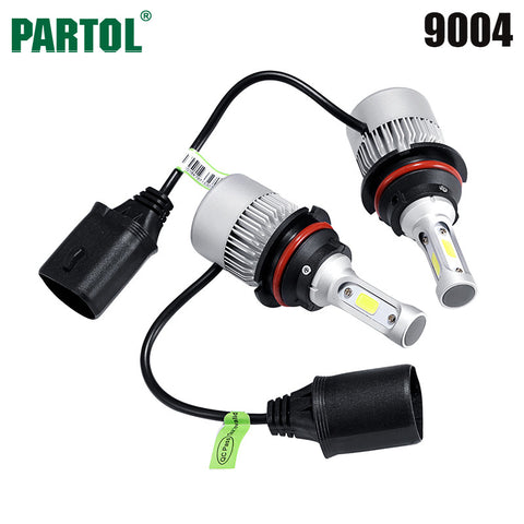 S2 H4 H7 H13 H11 H1 9005 9006 H3 9004 9007 9012 COB LED Headlight 72W 8000LM Car LED Headlights Bulb Fog Light 6500K 12V