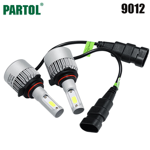 S2 H4 H7 H13 H11 H1 9005 9006 H3 9004 9007 9012 COB LED Headlight 72W 8000LM Car LED Headlights Bulb Fog Light 6500K 12V