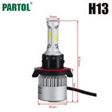 S2 H4 H7 H13 H11 H1 9005 9006 H3 9004 9007 9012 COB LED Headlight 72W 8000LM Car LED Headlights Bulb Fog Light 6500K 12V